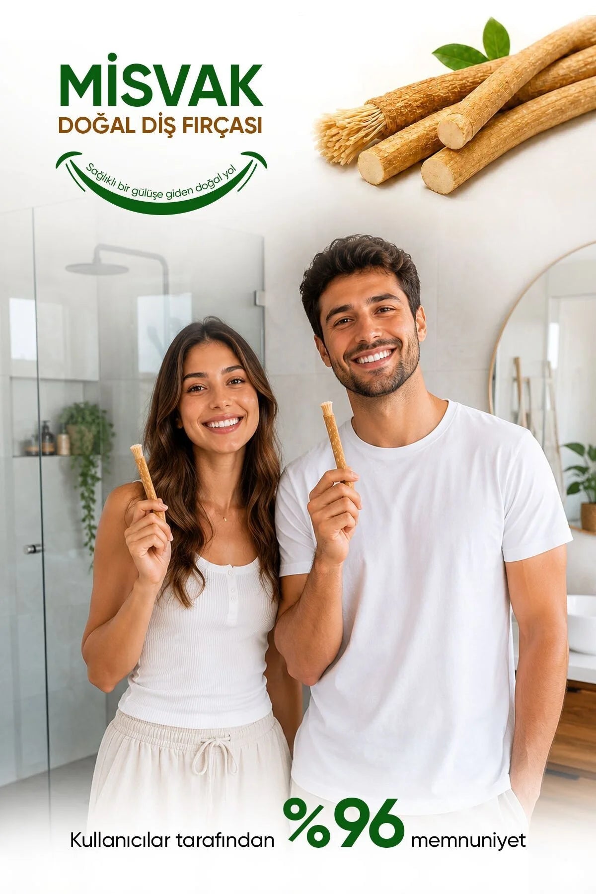 %100 Doğal ve Taze Premium Misvak 2 Adet